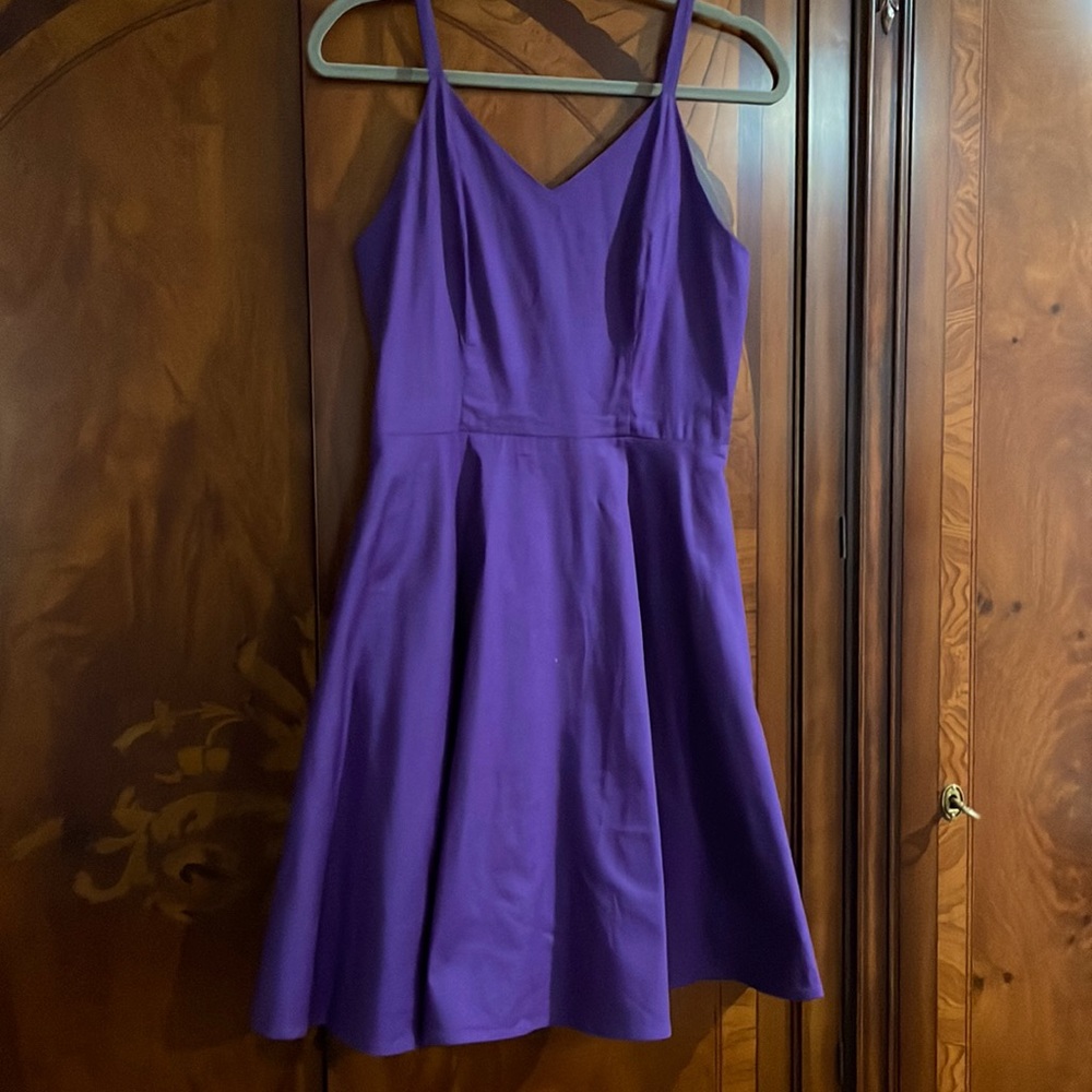 Med Purple Party dress- with pockets!